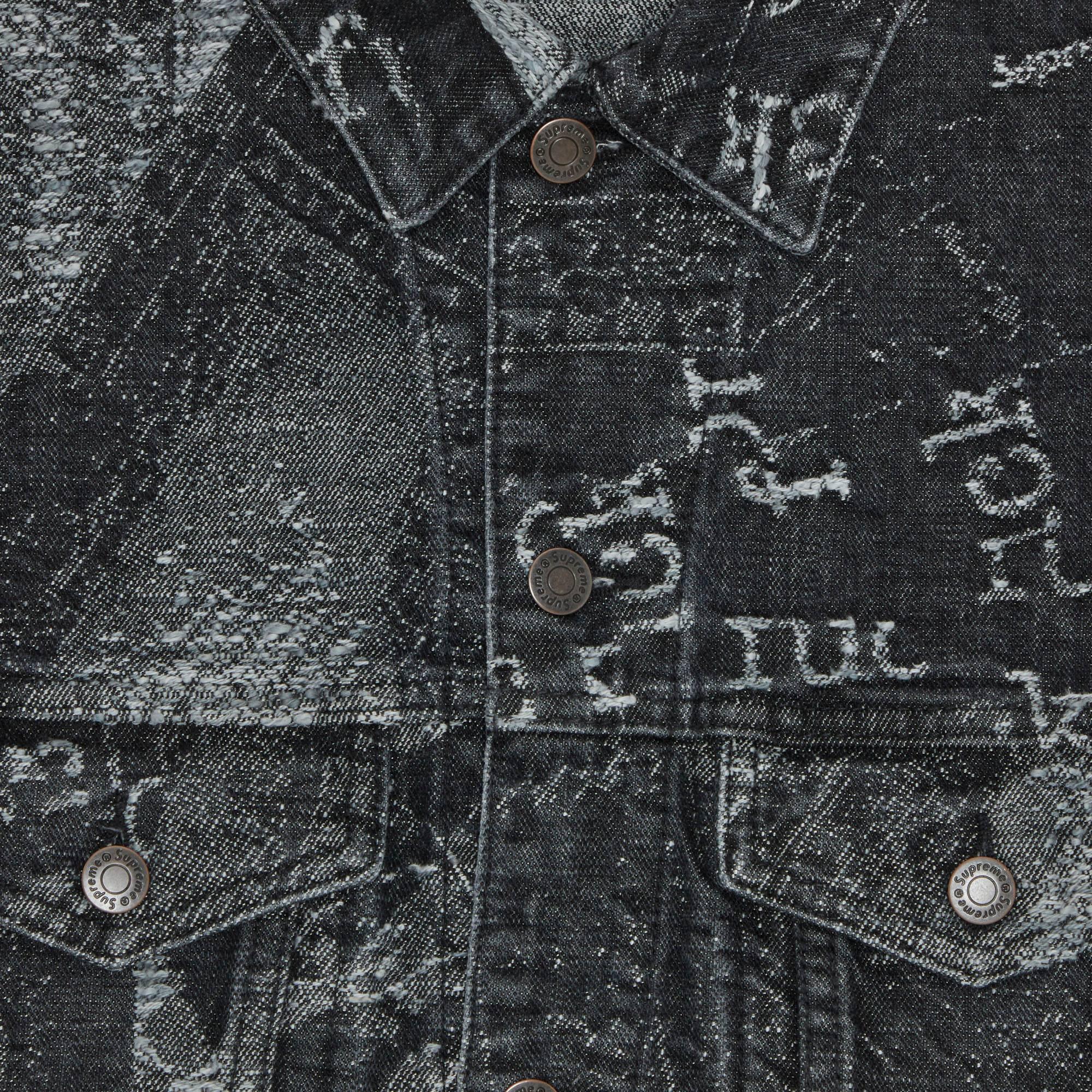 Gradient Jacquard Denim Work Jacket XL 毎日安売り メンズ