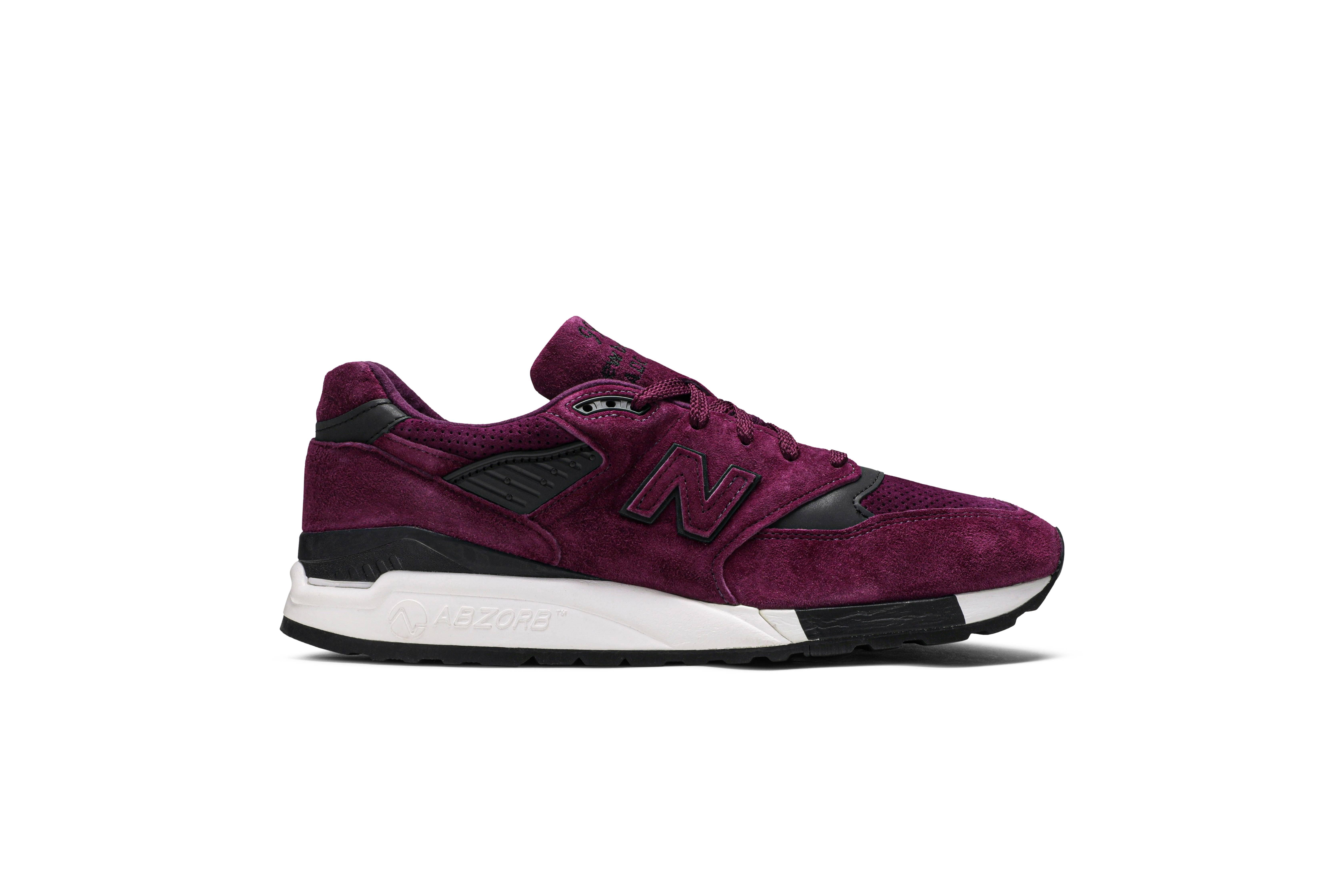 purple new balance 998