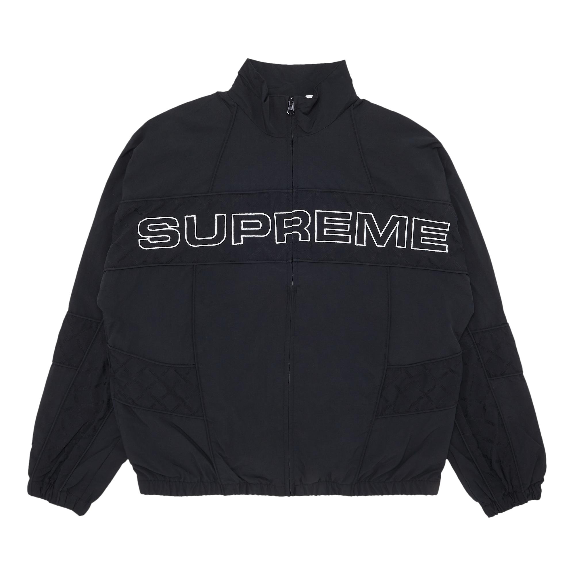 Supreme Jacquard Panel Track Jacket 'black' in Blue for Men | Lyst