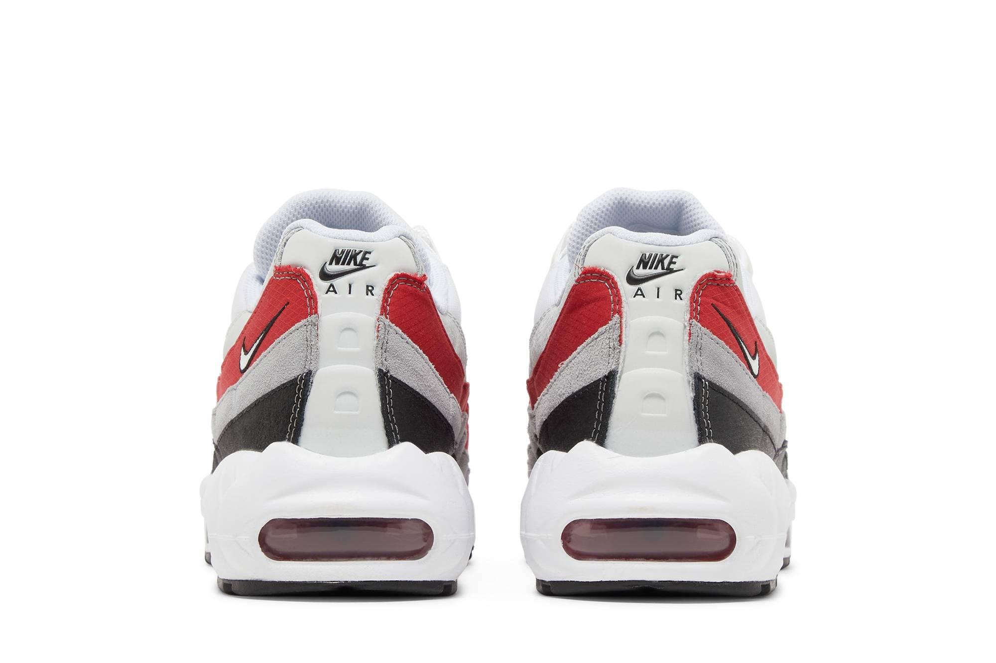 Nike Air Max 95 'white Varsity Red' for Men | Lyst
