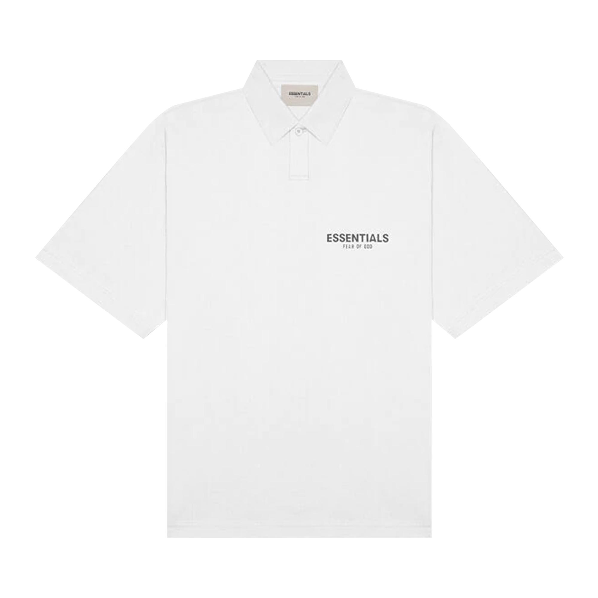 Fear of God ESSENTIALS Polo Shirt 'white' for Men | Lyst