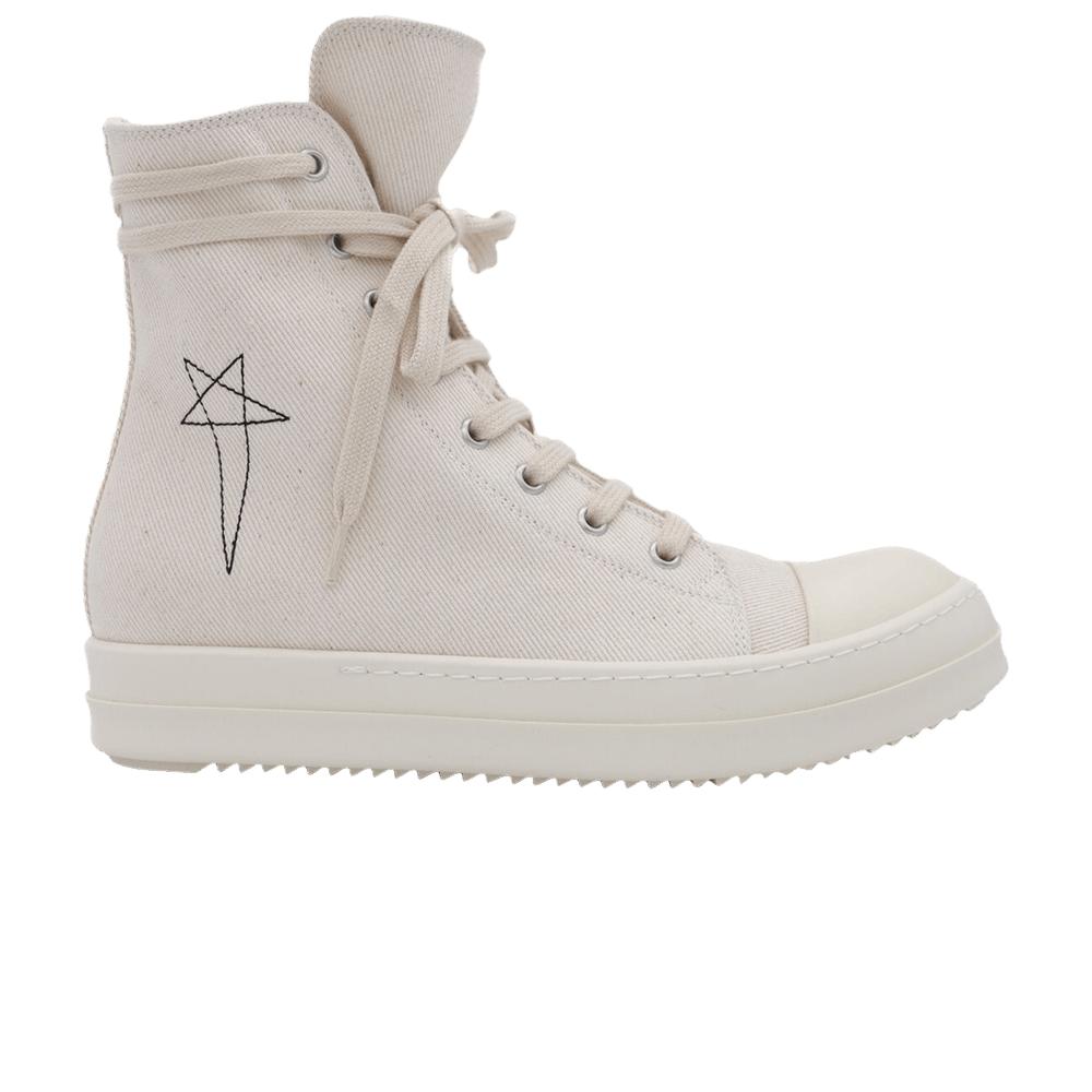 Rick Owens Drkshdw Fogachine Pentagram Embroidery High 'natural' in ...