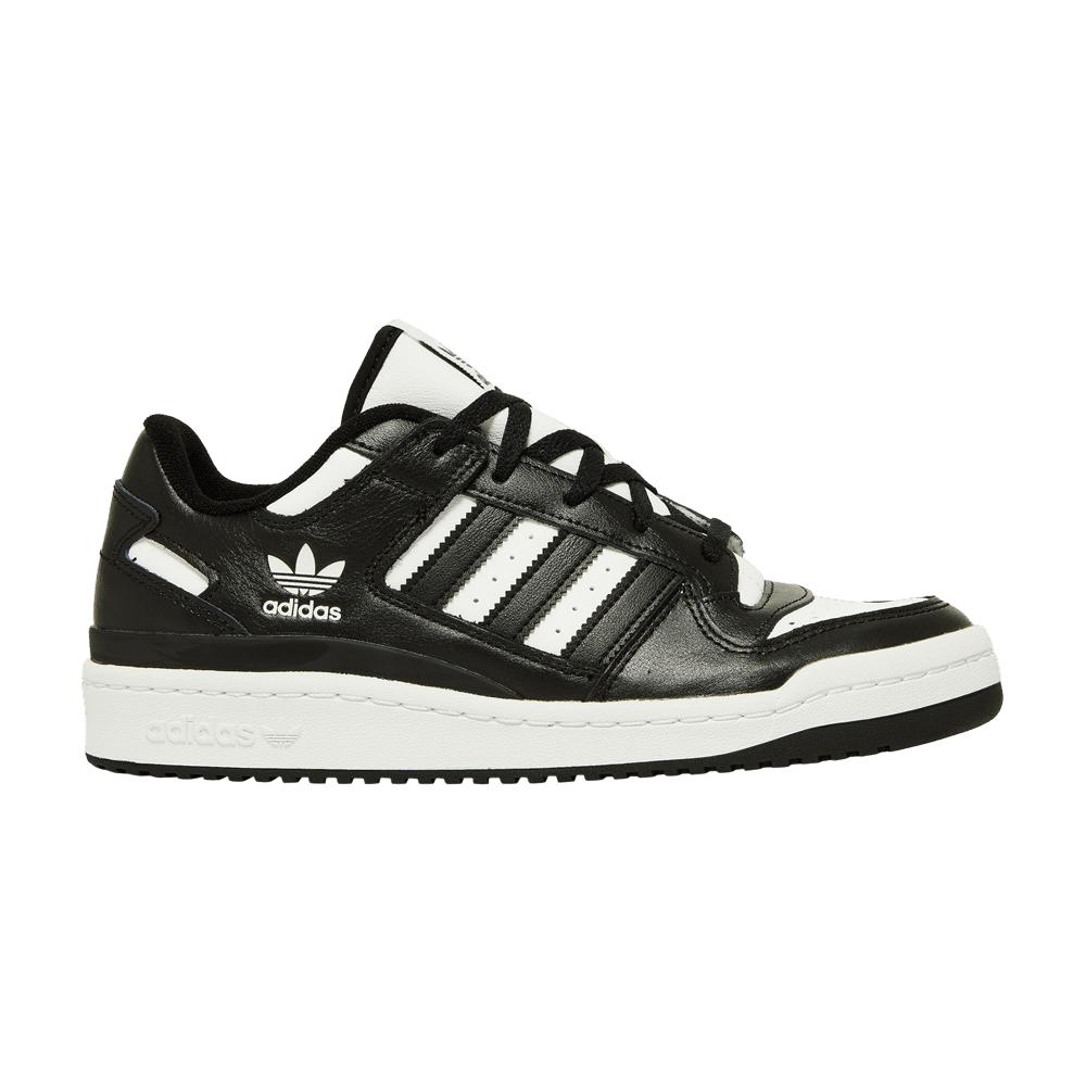 men's adidas forum low black and white