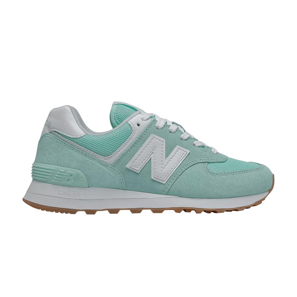New Balance 574 'white Mint' in Blue | Lyst