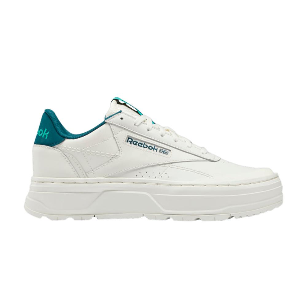 Reebok Club C Double Geo 'chalk Future Teal' in White | Lyst