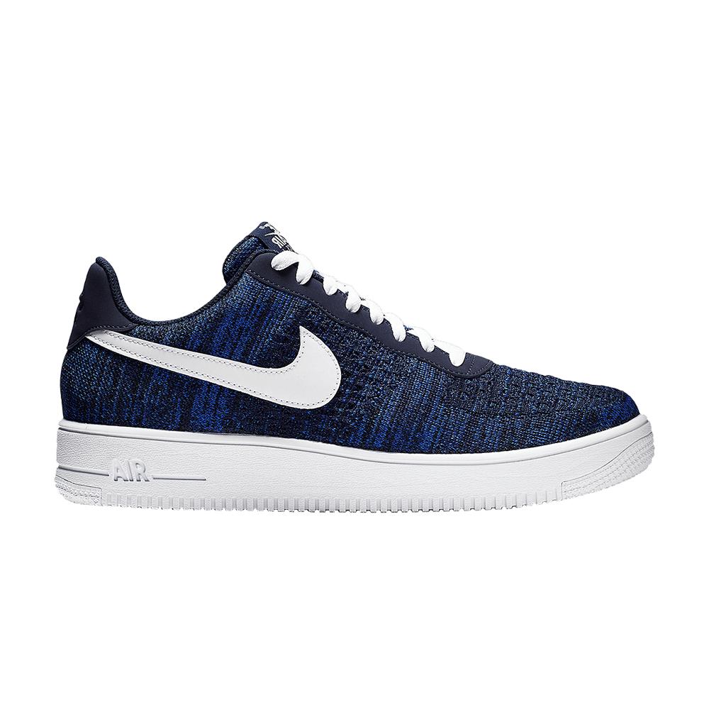 Nike Air Force 1 Flyknit Low 2.0 'college Navy' in Blue for Men | Lyst