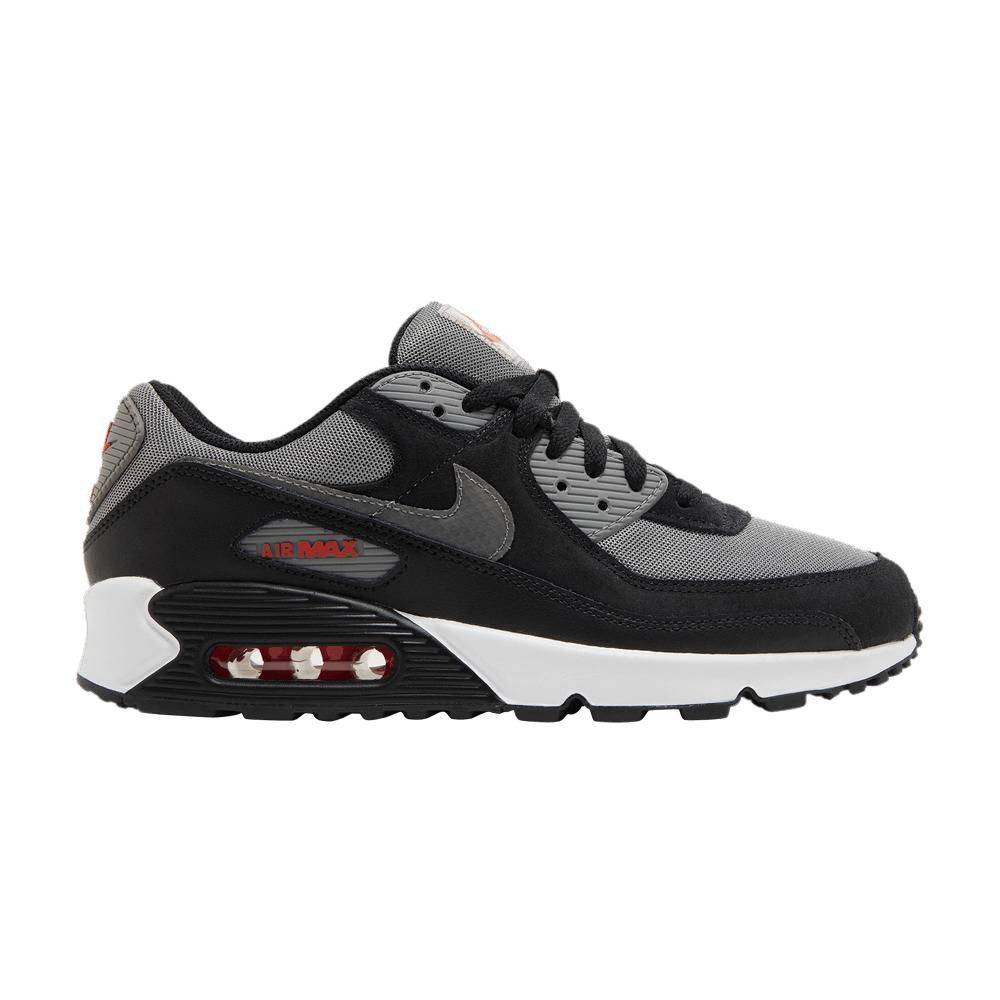 Nike Air Max 90 'black Pewter Red' for Men | Lyst
