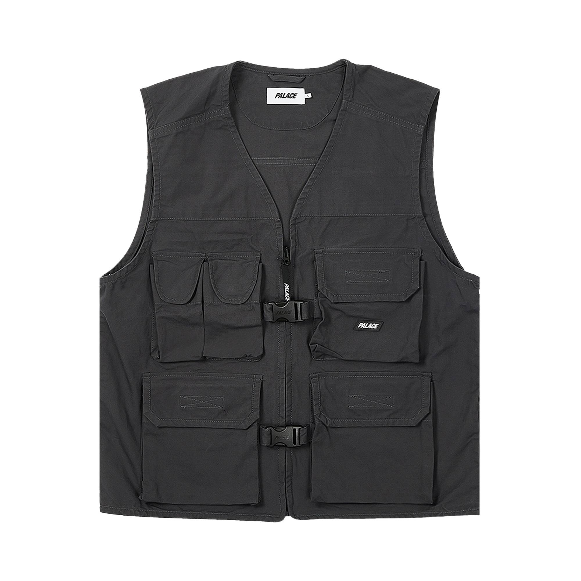 Palace Utility Gilet 'anthracite' in Black for Men | Lyst