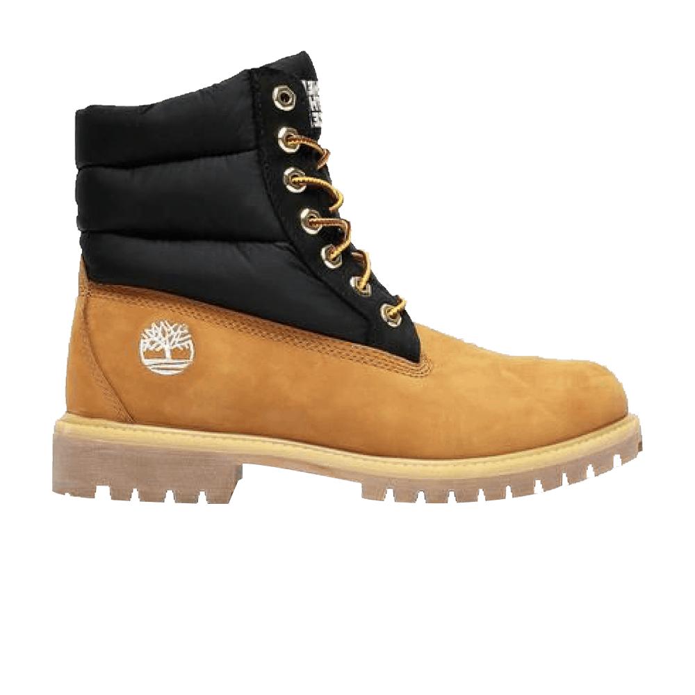 Timberland The North Face X Nuptse 6 Inch Premium Boot 'wheat' in Black ...