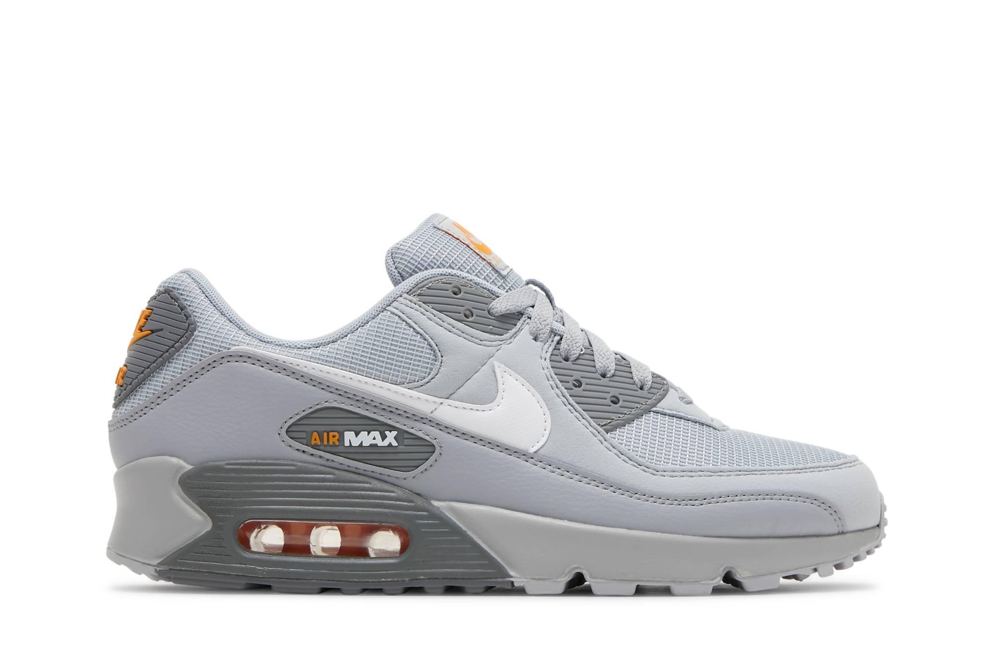 Nike Air Max 90 'wolf Grey Kumquat' in Gray for Men | Lyst