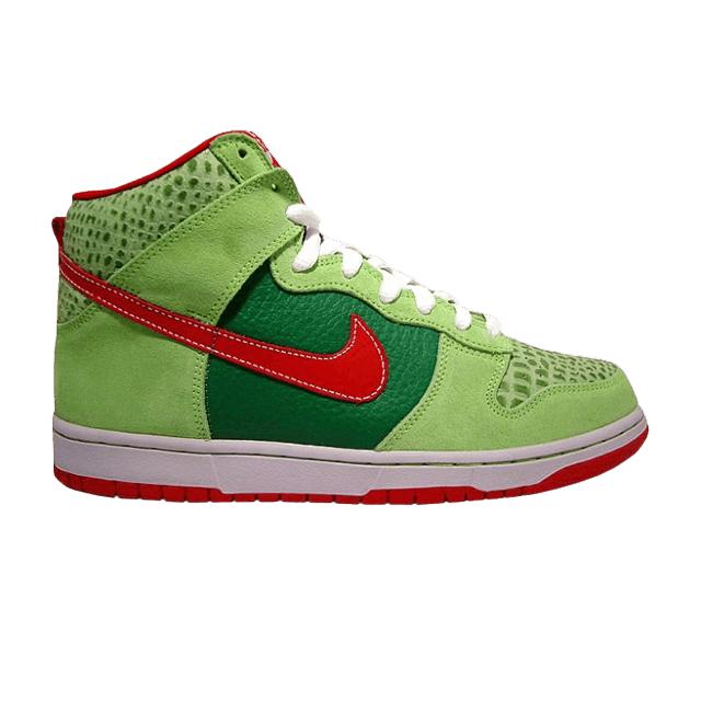 all green dunks