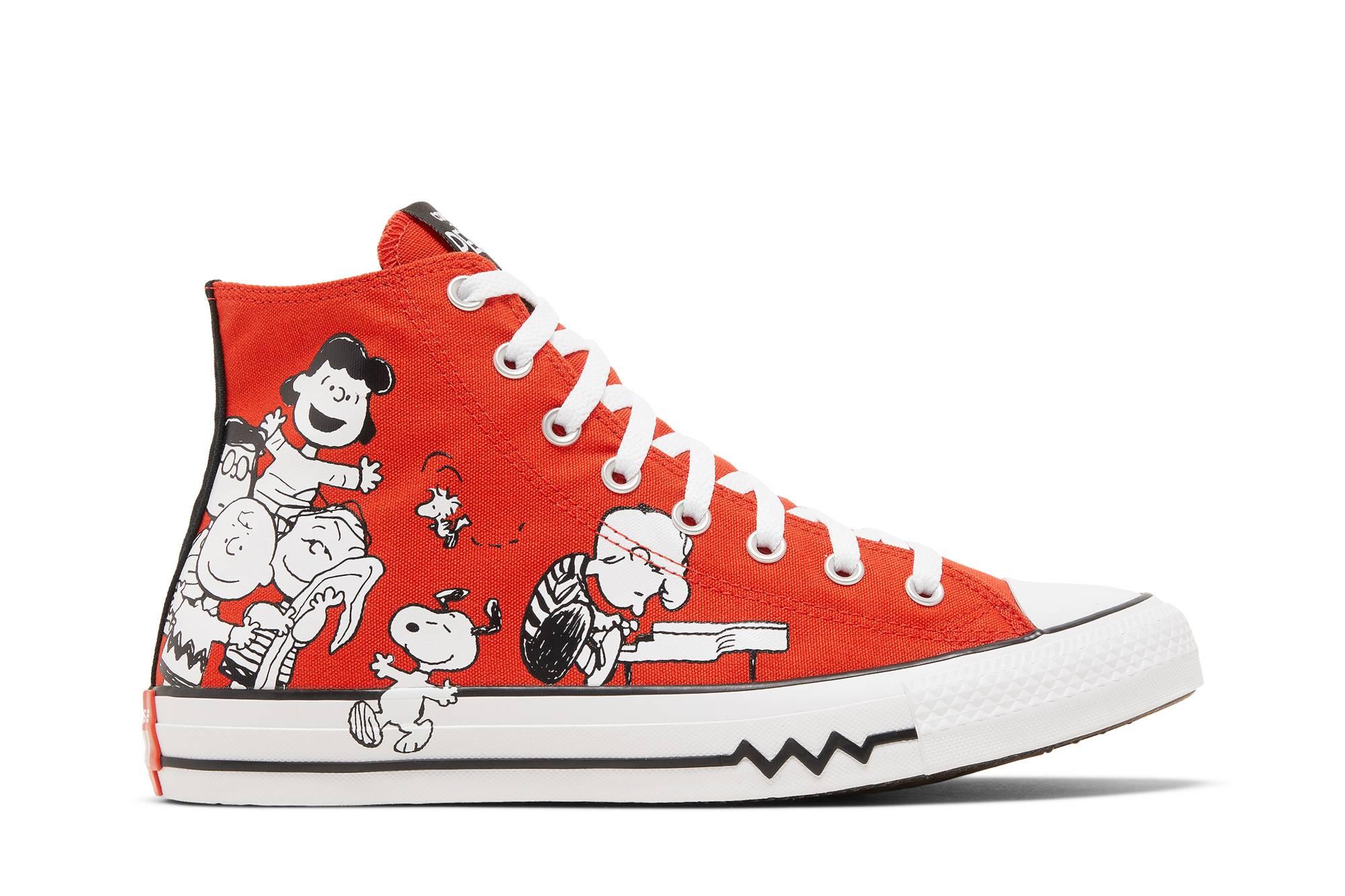 Converse Peanuts X Chuck Taylor All Star High 'snoopy And Friends' in Red  for Men | Lyst
