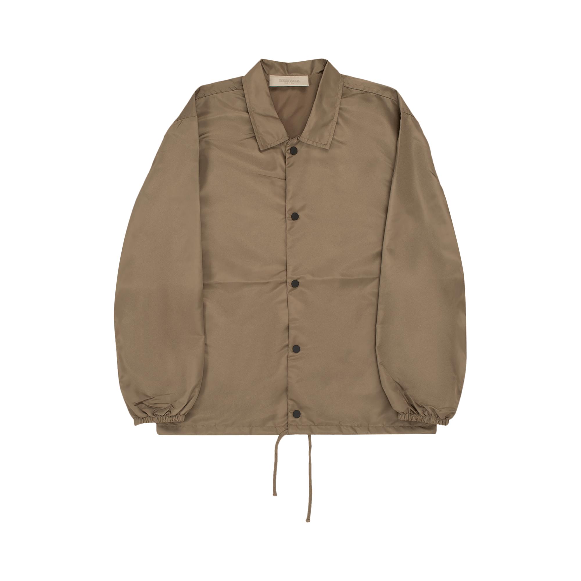 Fear of God ESSENTIALS Coaches Jacket 'wood' in Brown for Men | Lyst