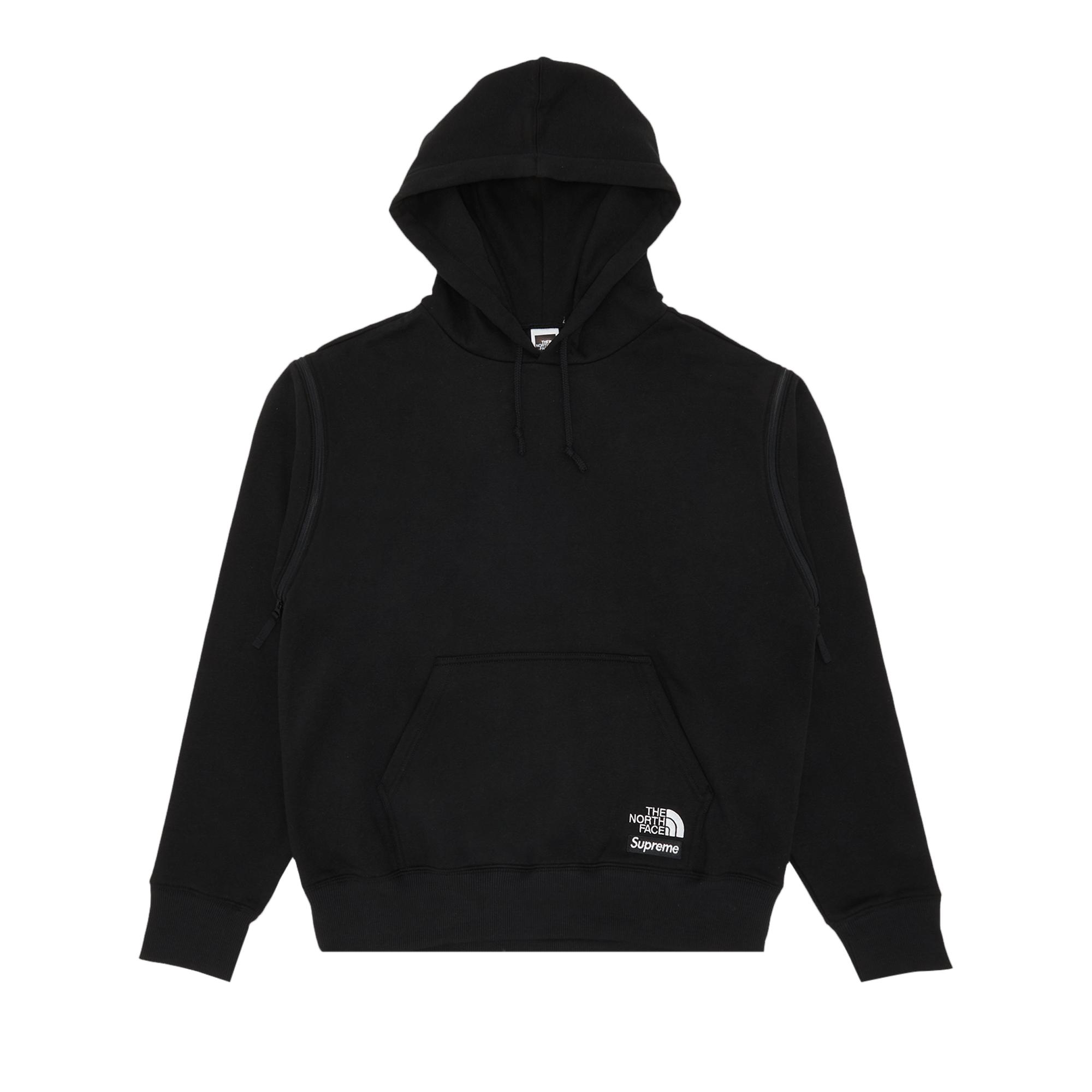 Supreme X The North Face Convertible Hooded Sweatshirt 'black' for