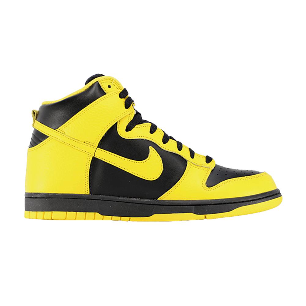 Nike Dunk High 'black Varsity Maize' in Yellow for Men | Lyst