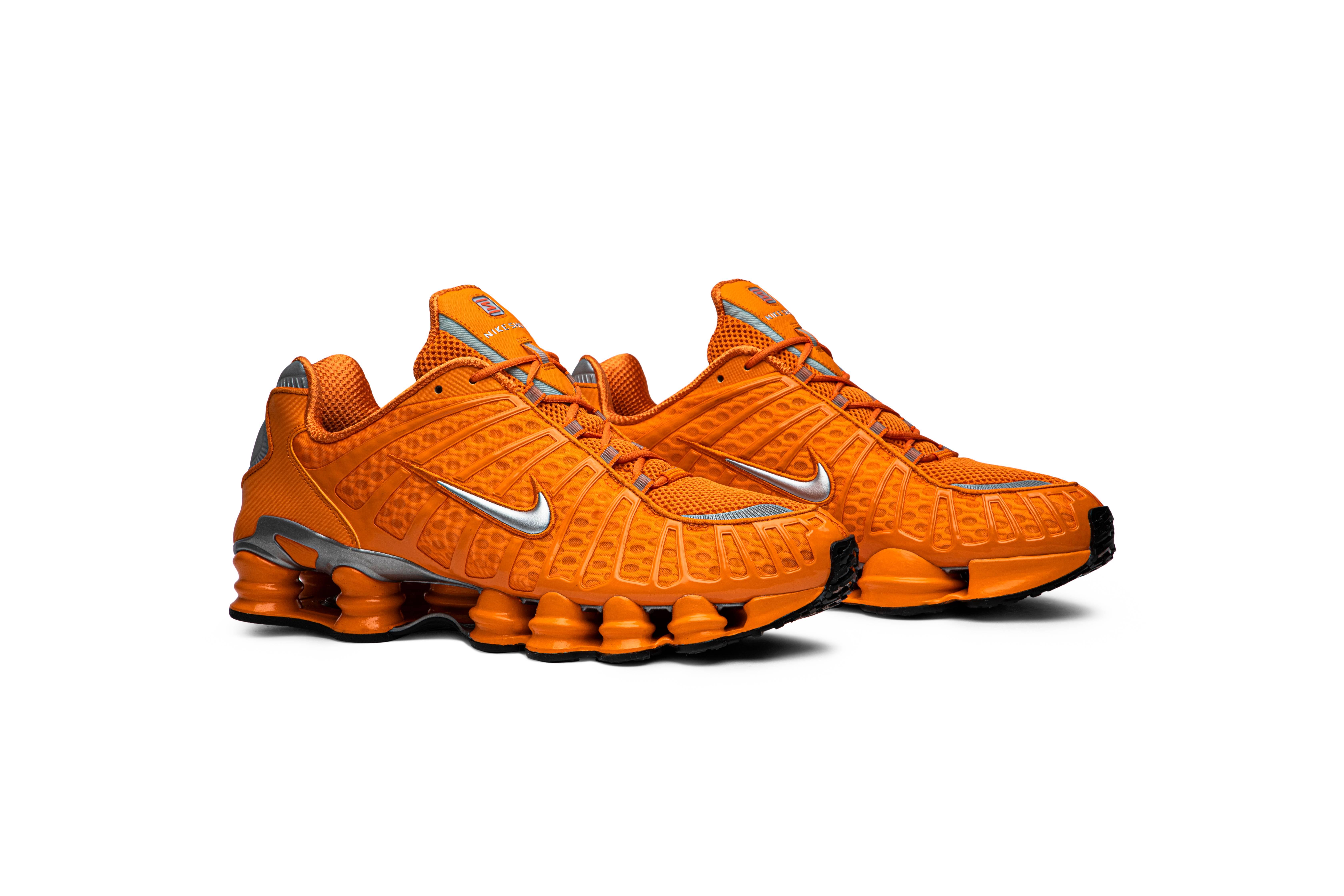 nike shox tl total orange