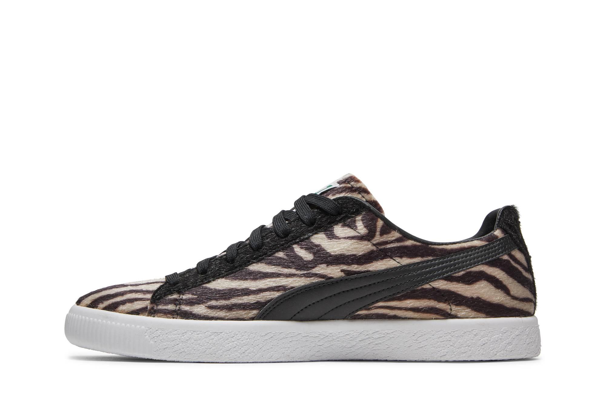 PUMA Clyde Suits 'zebra' in Brown for Men | Lyst