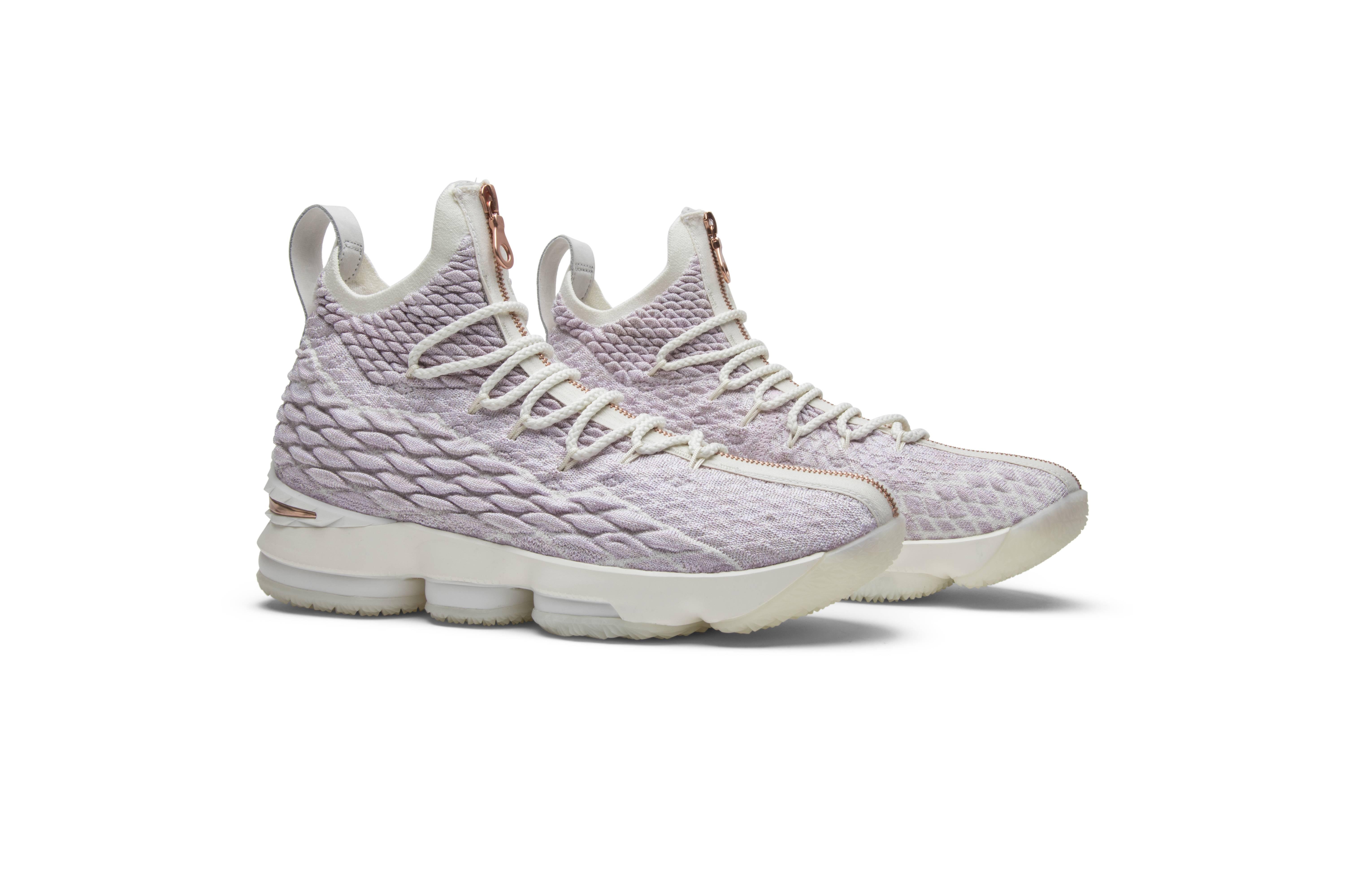 lebron 15 rose pink