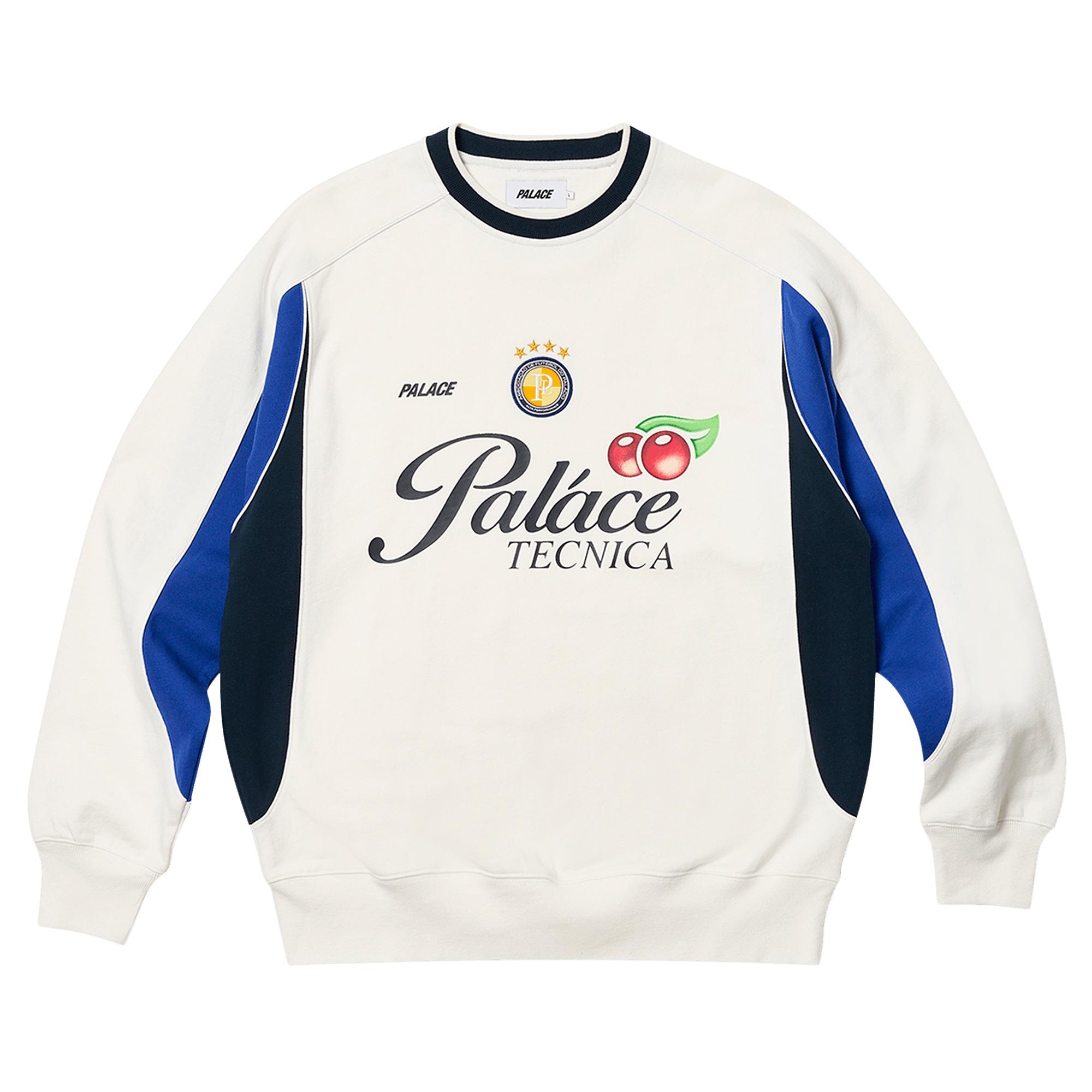 Palace Massimo Forza Crew 'white' in Blue for Men | Lyst