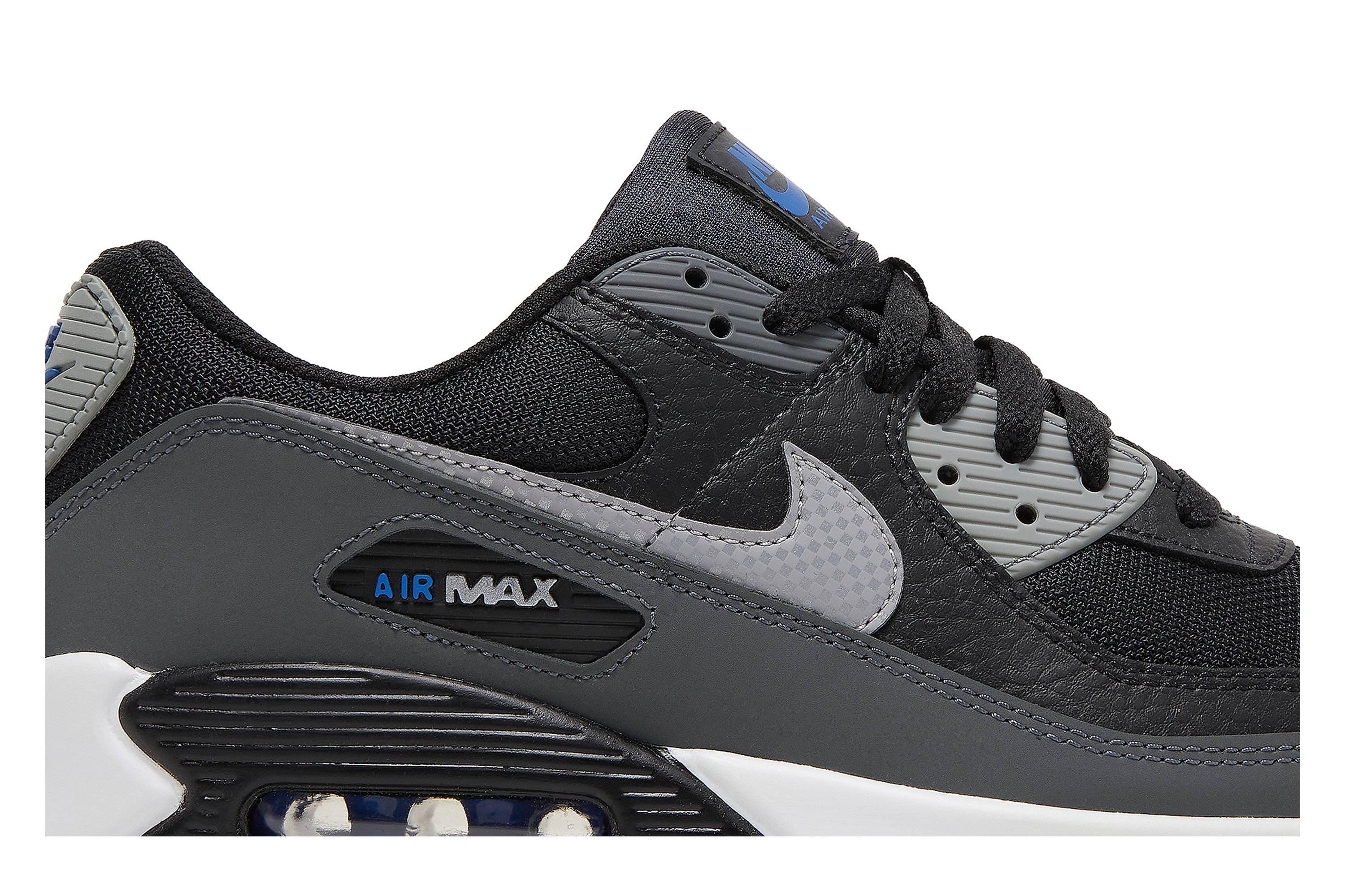 Nike Air Max 90 'black Iron Grey' for Men | Lyst