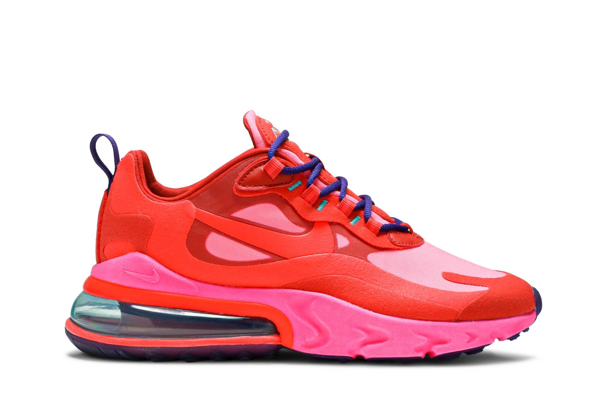 Nike Wmns Air Max 270 React in Red - Lyst