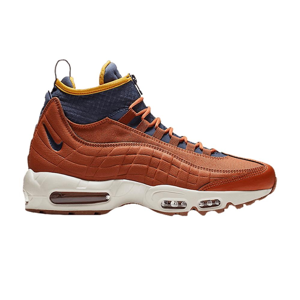 brown and orange air max 95