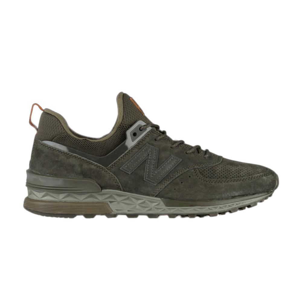 new balance 574 sport suede olive