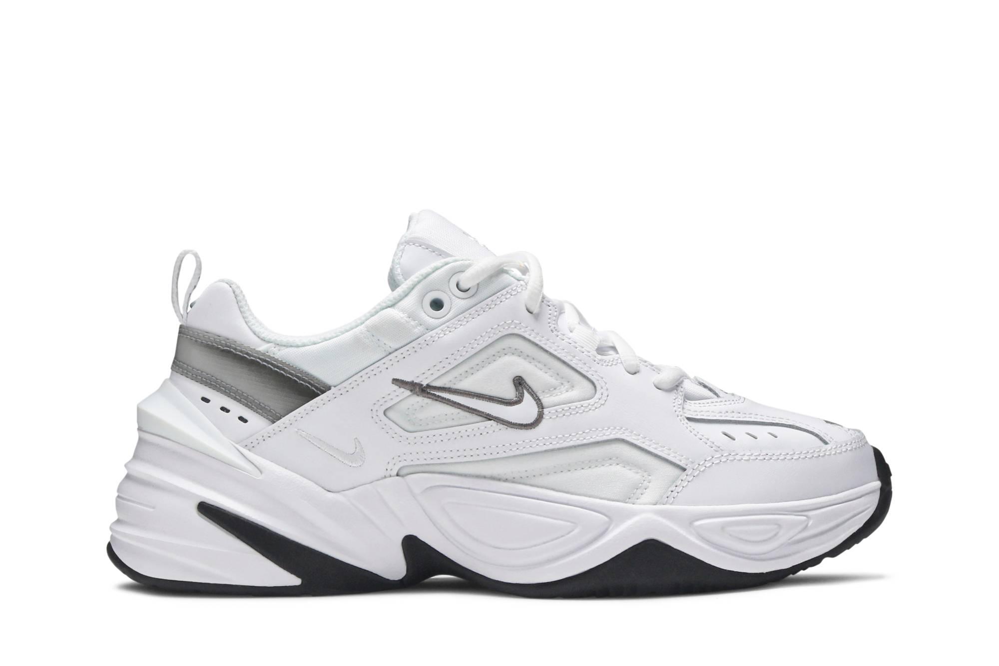 nike m2k tekno trainers in white