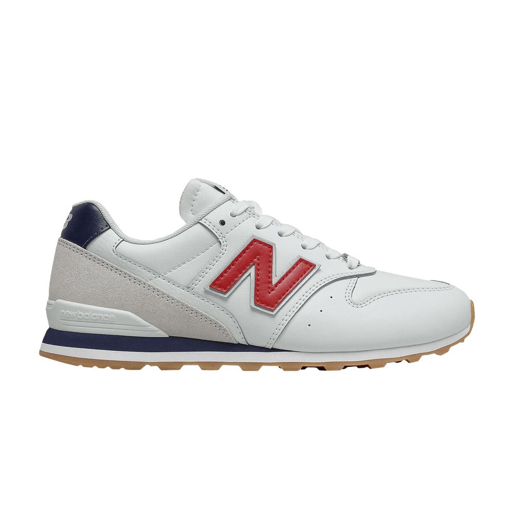 New Balance 996 'white Red Navy' in Gray | Lyst