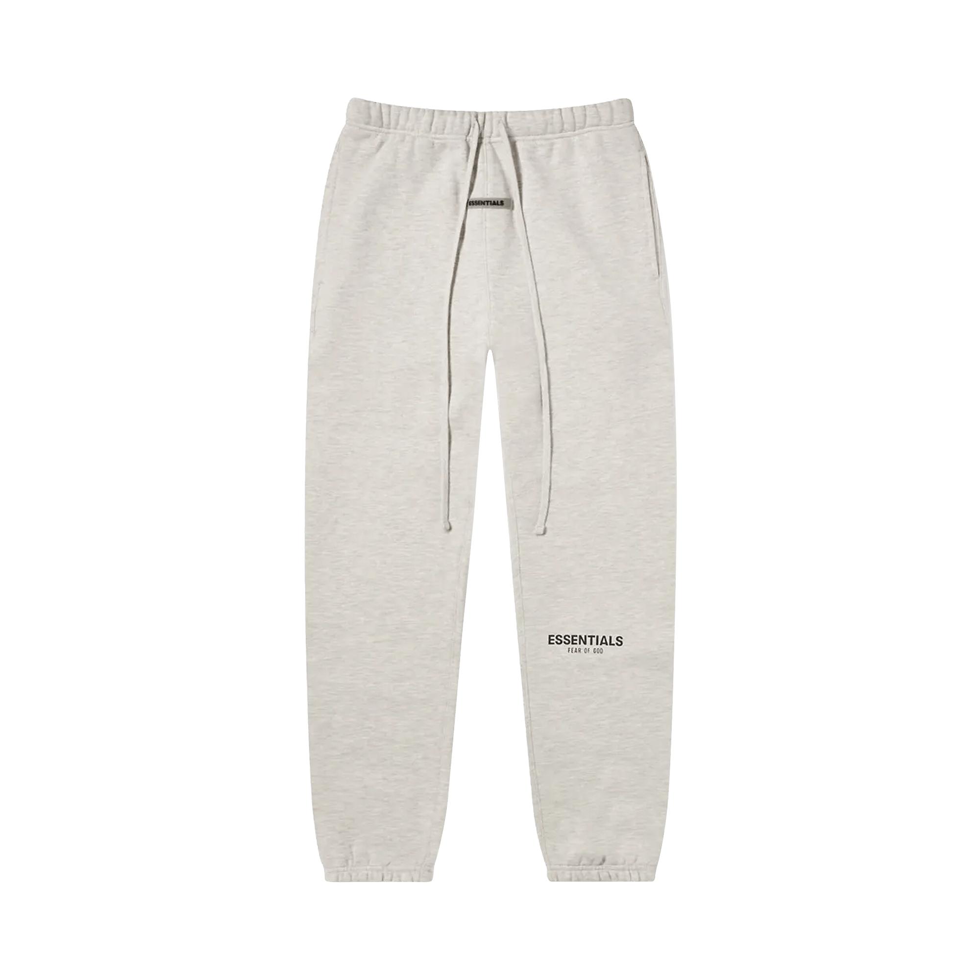 Fear of God ESSENTIALS Sweatpants 'light Heather Oatmeal' in White for