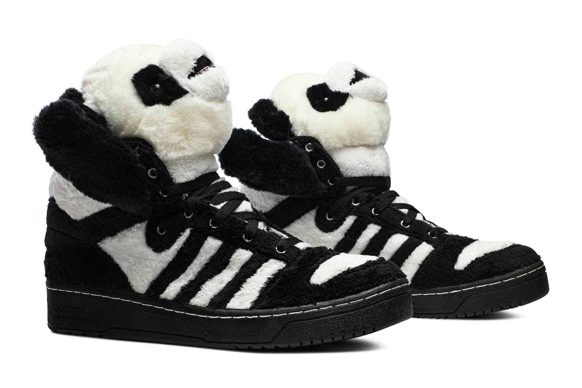 adidas Js Panda Bear 'jeremy Scott' in Black for Men | Lyst