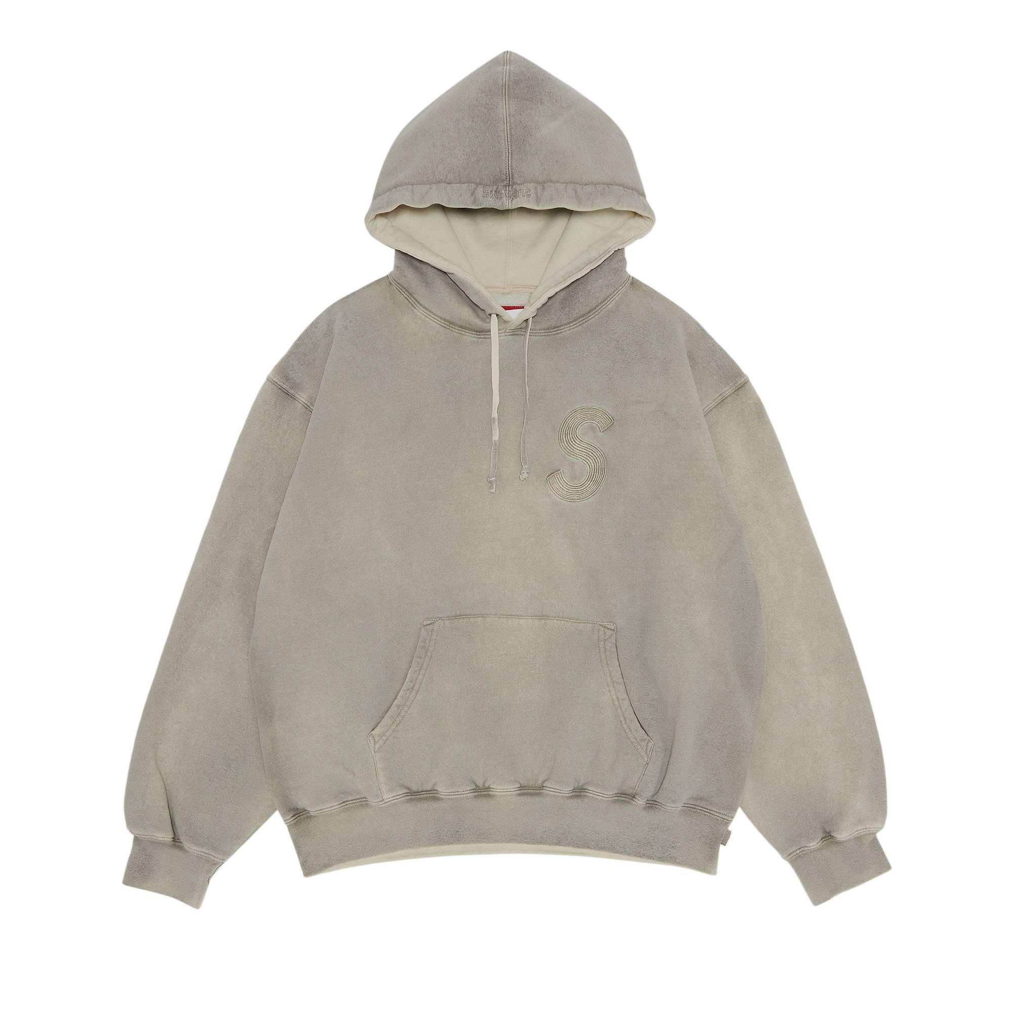Supreme Overdyed S Logo Hooded Sweatshirt 'natural' in Gray for 