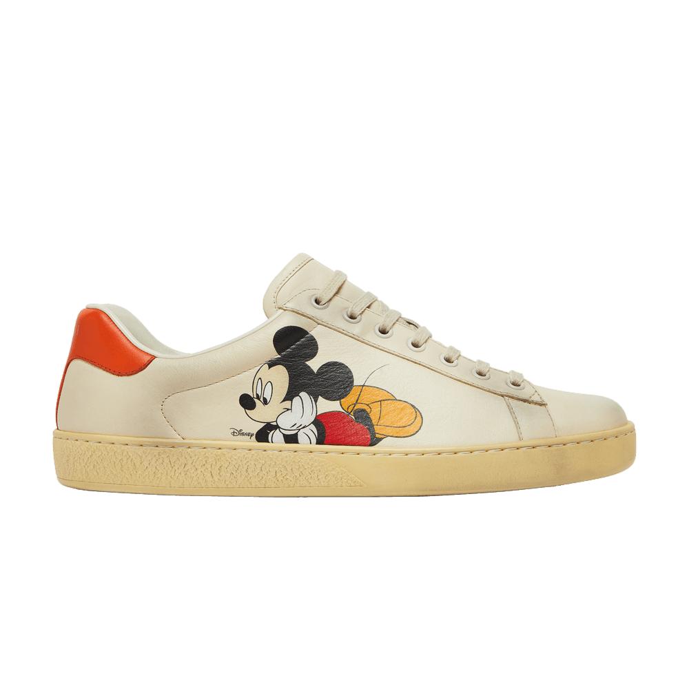 Gucci Disney X Ace Low 'mickey Mouse - Ivory' in White for Men | Lyst