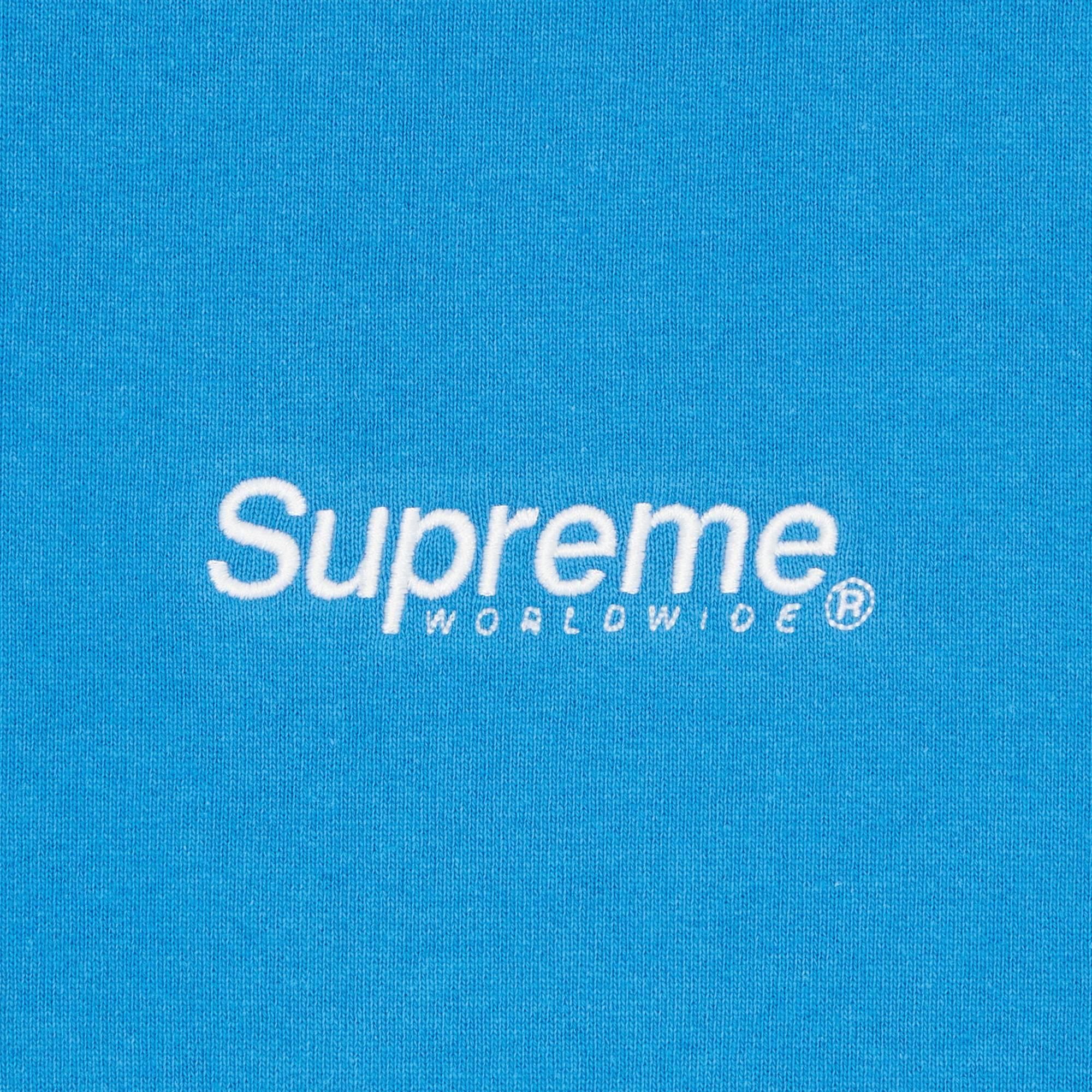 Supreme Worldwide Hooded Sweatshirt 'blue' for Men | Lyst