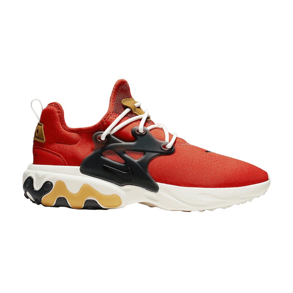 nike react presto red and yellow