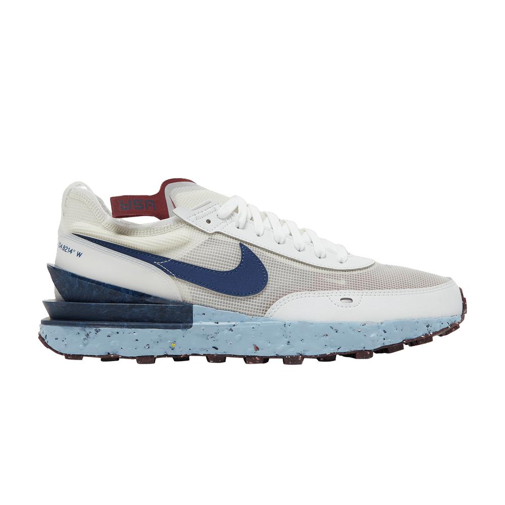 mens nike waffle one summit white