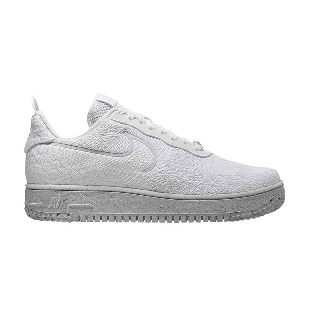 Nike Air Force 1 Crater Flyknit Next Nature 'triple White' in Gray for Men  | Lyst
