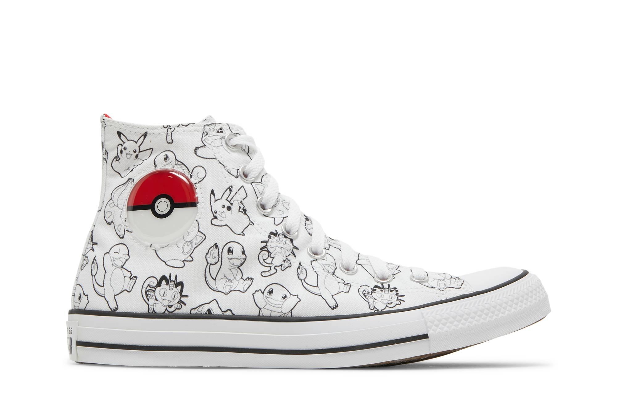 Converse Pokemon X Chuck Taylor All Star High 'poke Ball' in White for Men  | Lyst