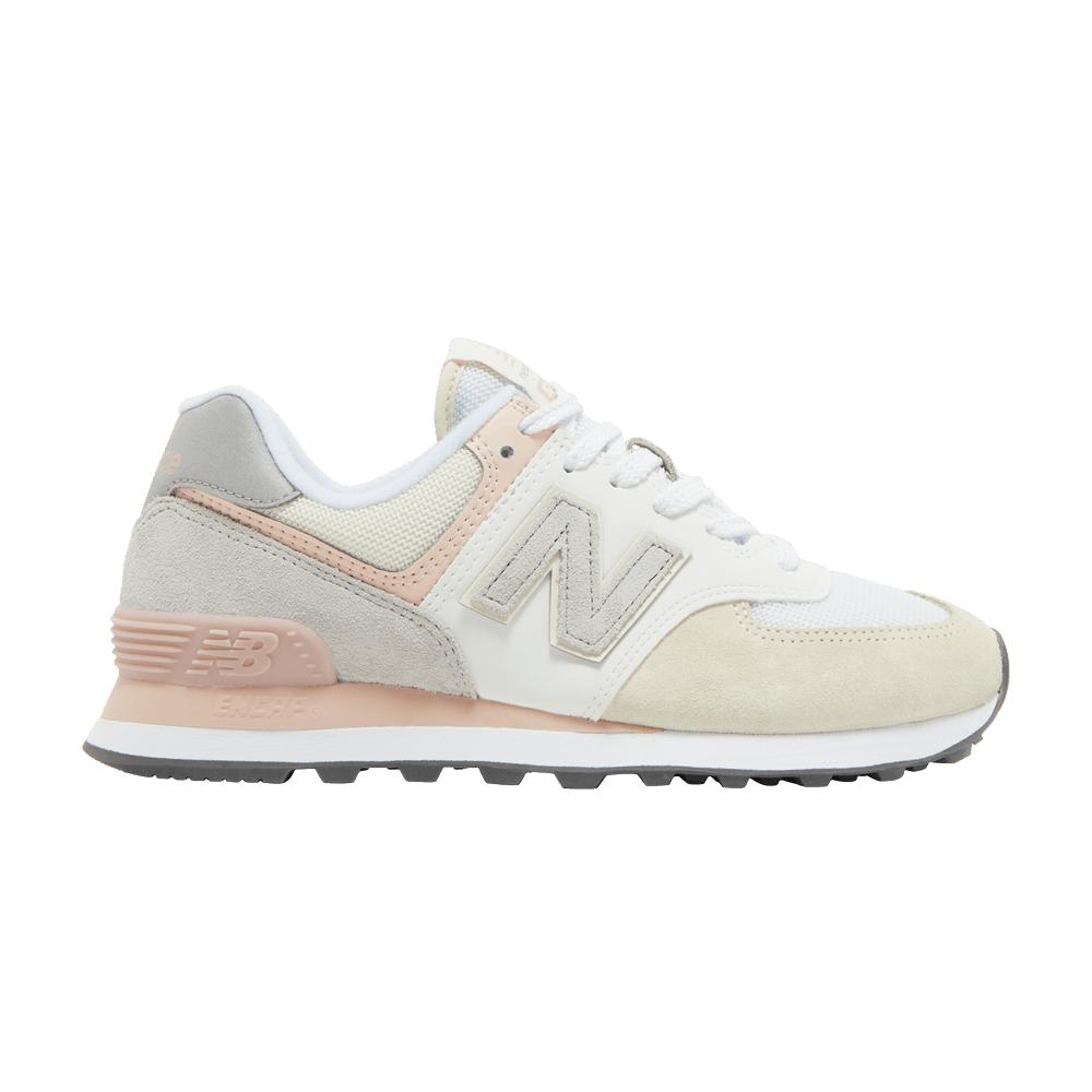 New Balance 574 'grey Pink' in White | Lyst