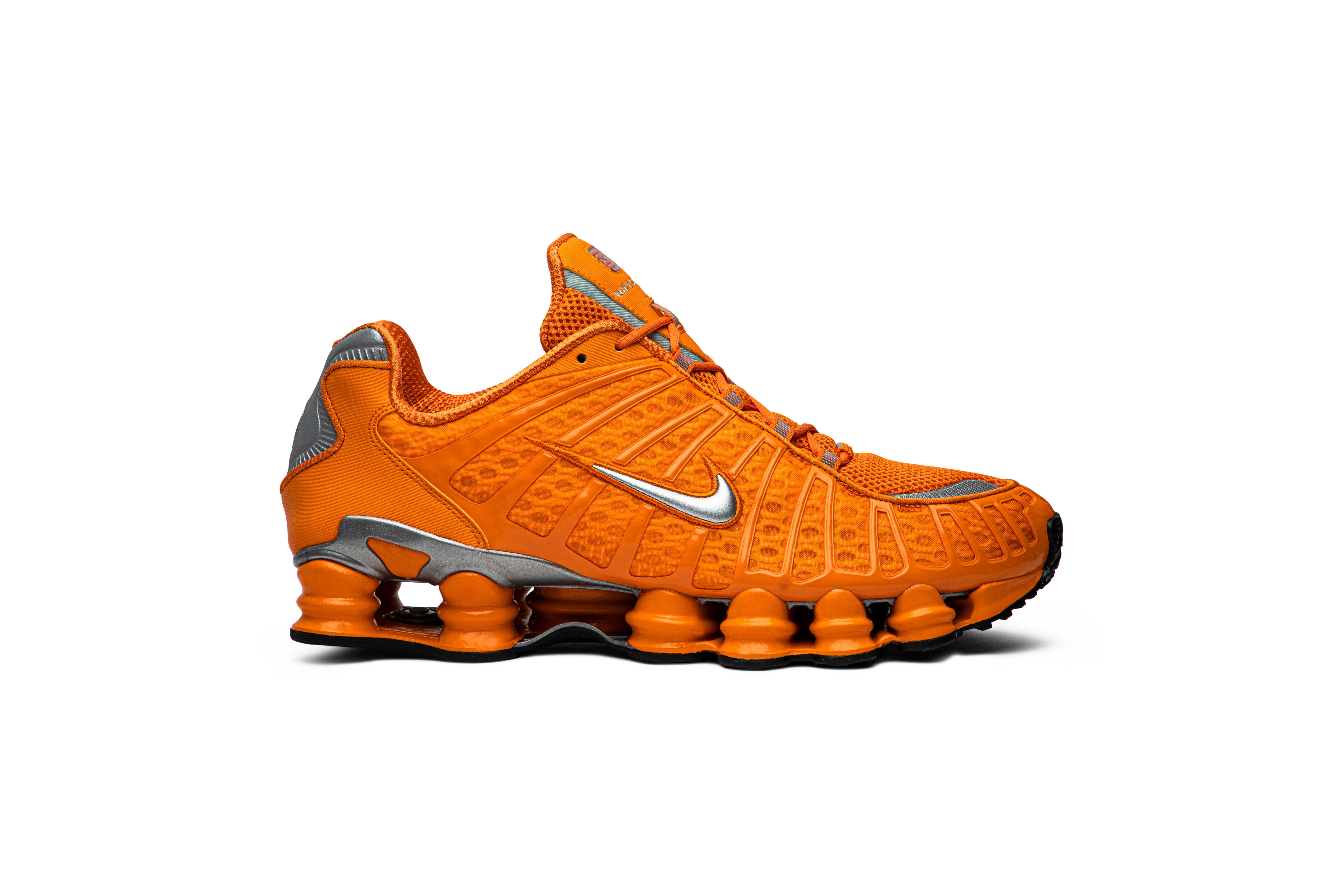 nike shox tl total orange