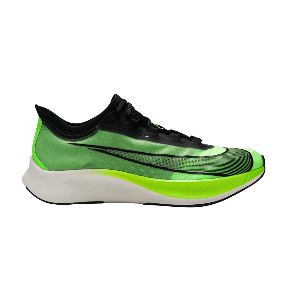 nike zoom fly white green