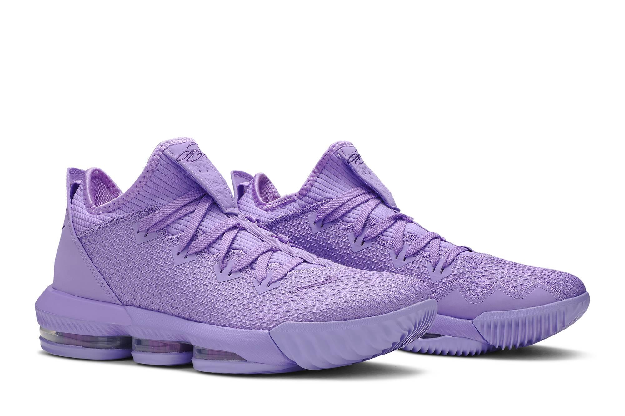Nike Lebron 16 Low Basketball Shoe in Purple for Men | Lyst