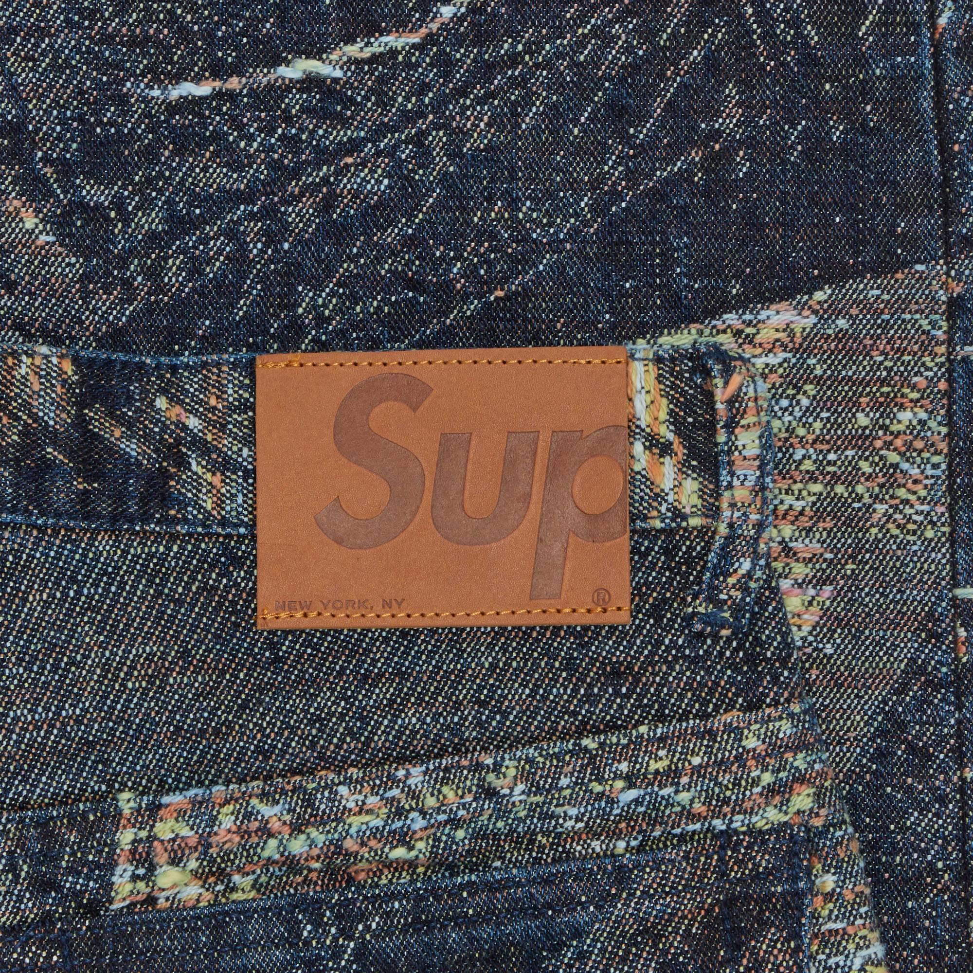 Archive Denim Jacquard Regular Jean Blue