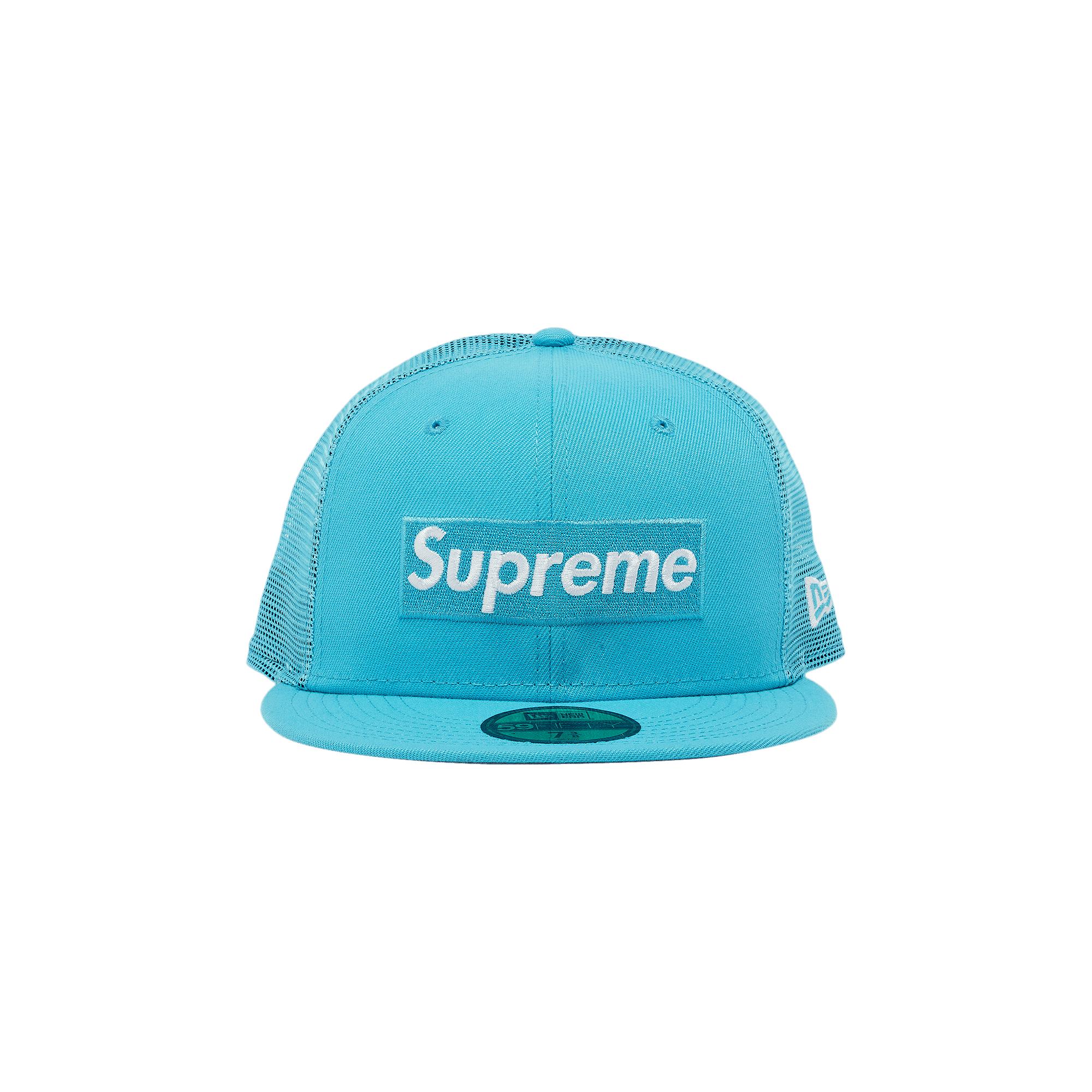 Supreme X New Era Box Logo Mesh Back 'blue' for Men | Lyst