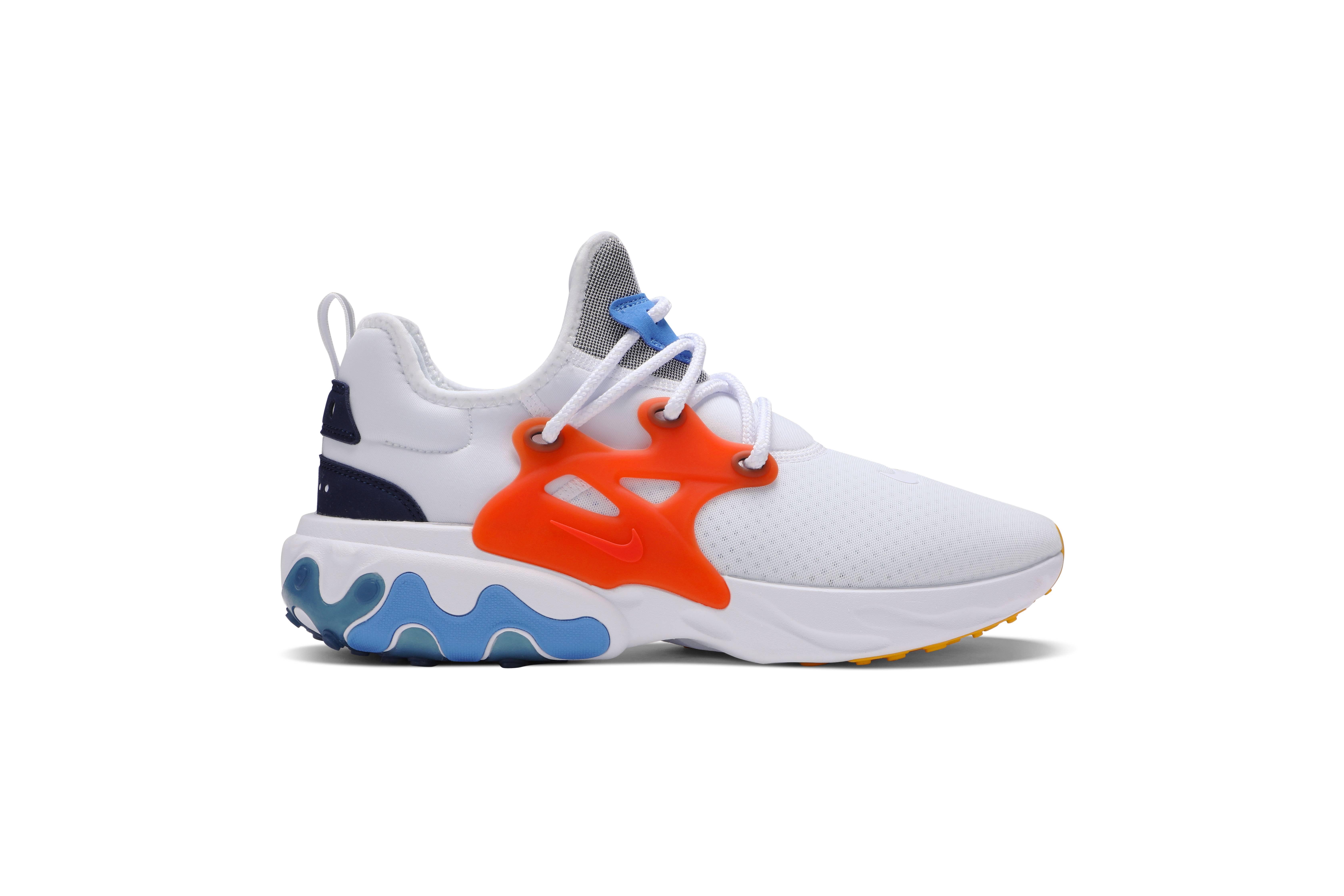 Nike Lace React Presto Sneakers in White for Men - Save 17% - Lyst