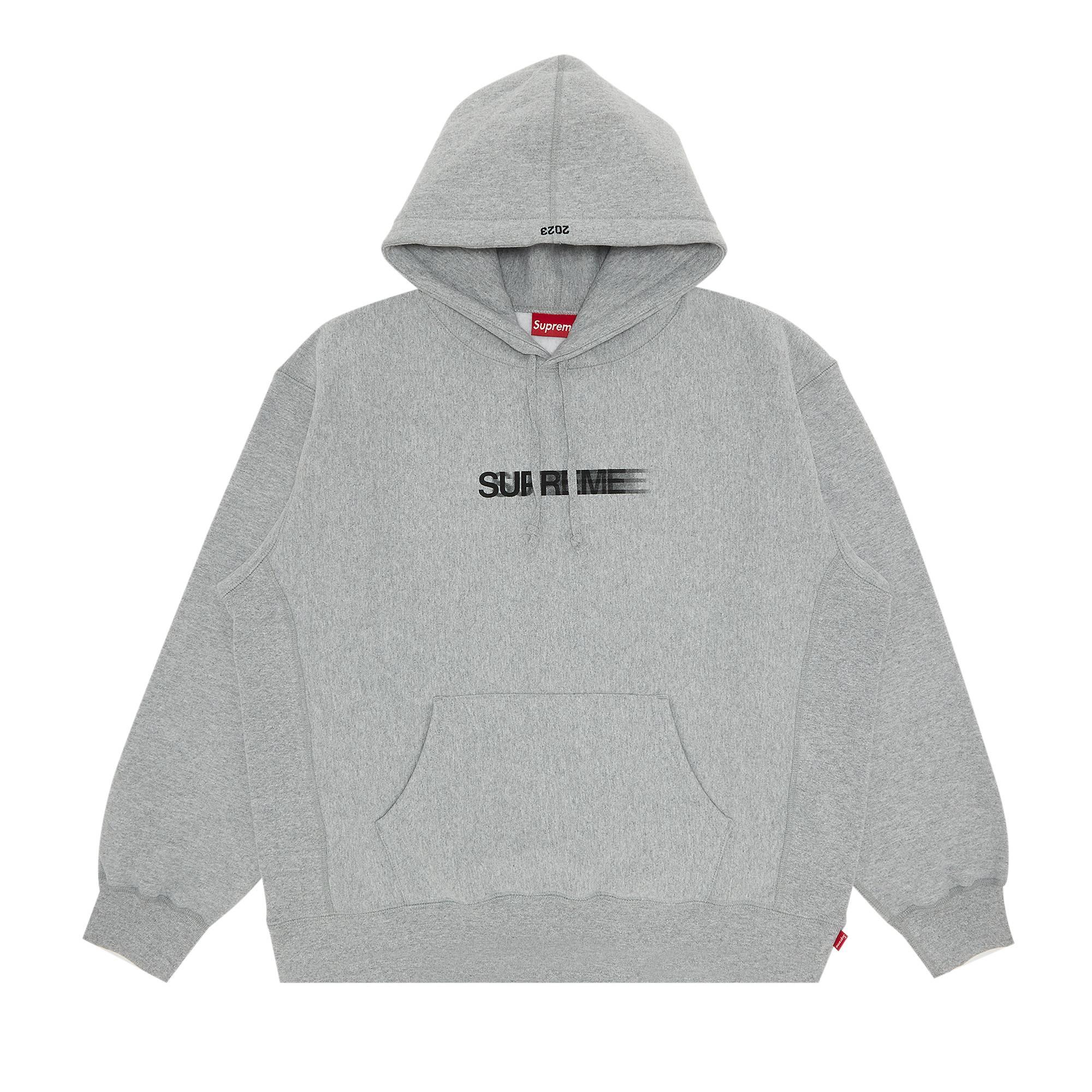 Supreme Motion Logo Hooded Sweatshirt 'heather Grey' in Gray for