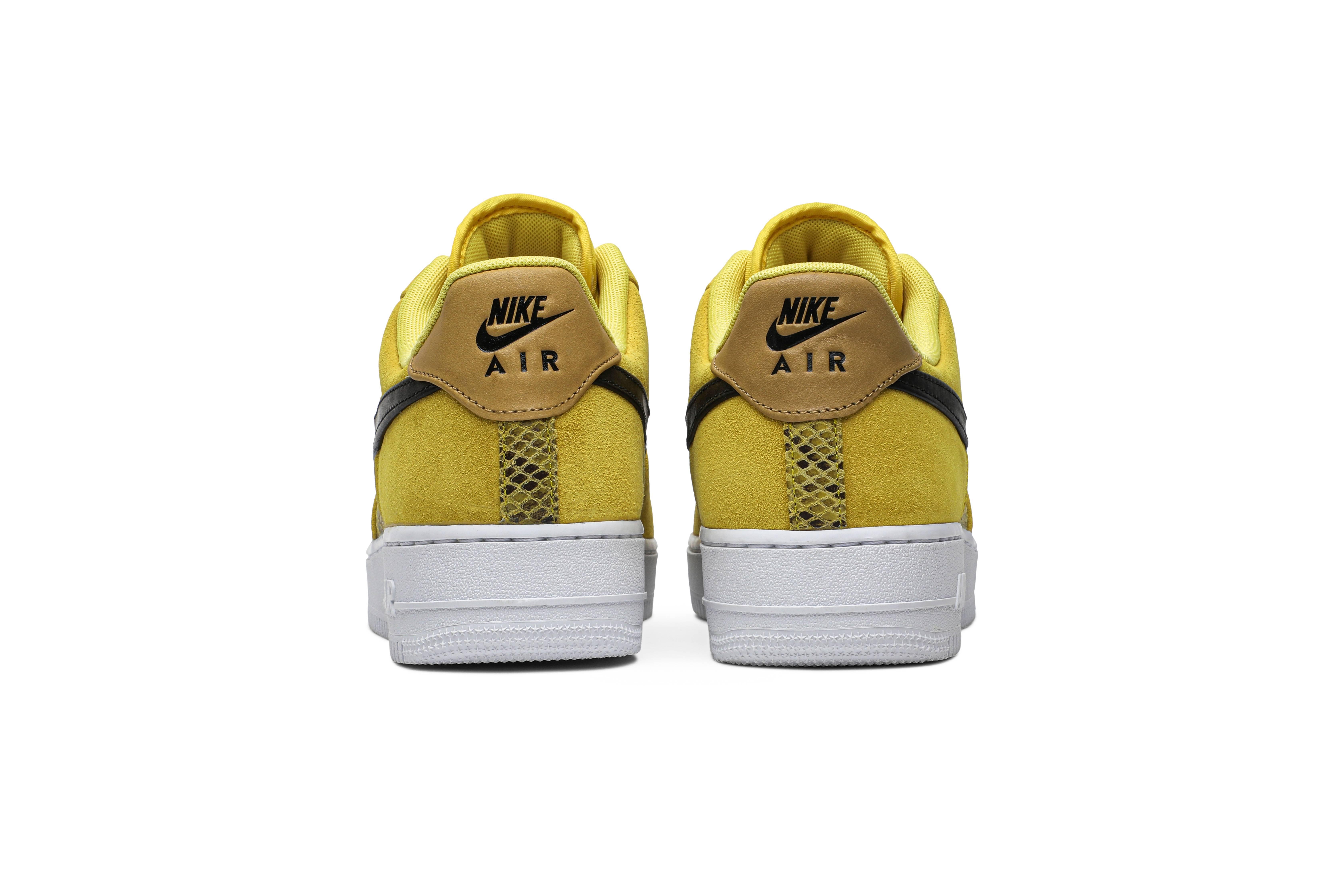 air force 1 yellow snakeskin