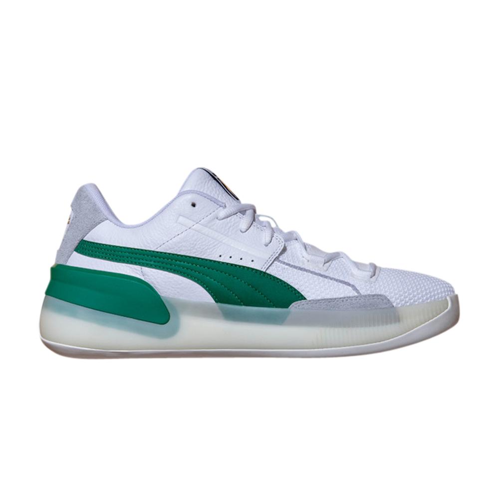 PUMA Clyde Hardwood 'power Green' in Blue for Men | Lyst