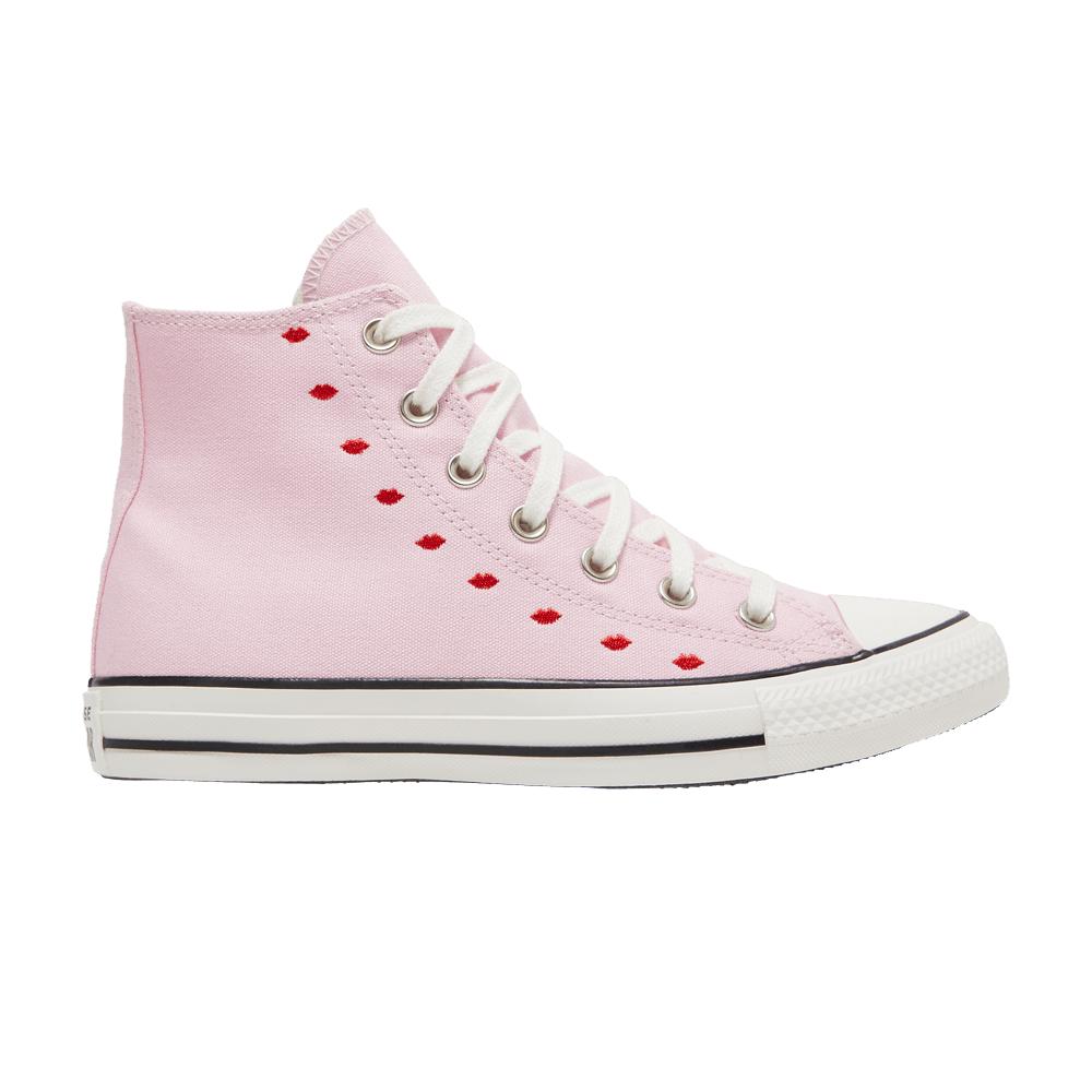 Converse Chuck Taylor All Star High 'embroidered Hearts - Cherry Blossom'  in Pink | Lyst
