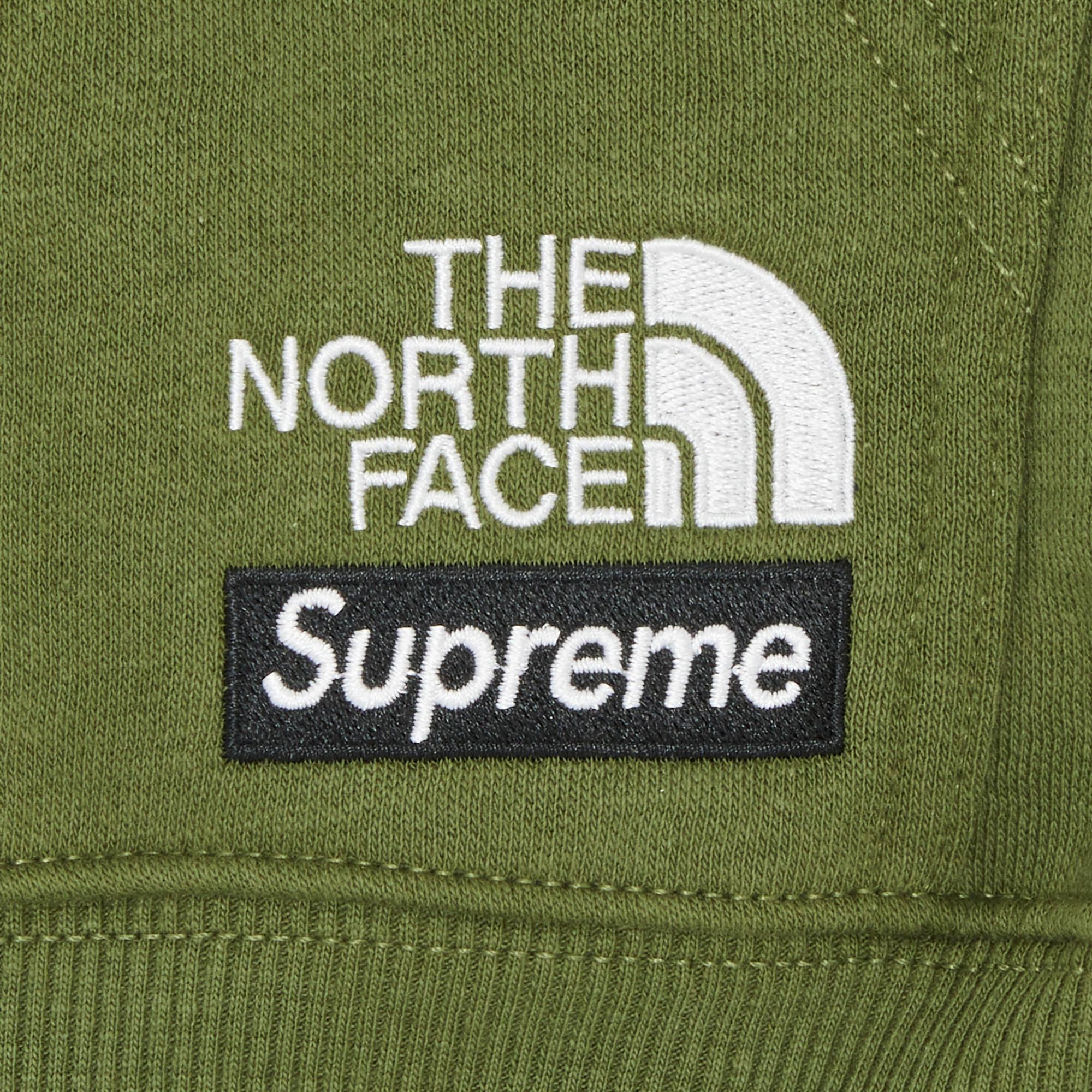 Supreme X The North Face Convertible Hooded Sweatshirt 'olive' in 